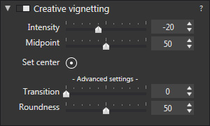 DxO Optics Pro - Creative vignetting